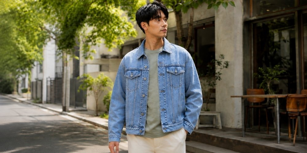 夏季牛仔外套穿搭